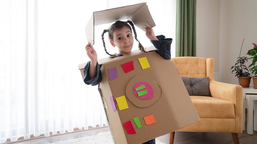 <div class="paragraphs"><p>Create a fun robot costume at home.</p></div>