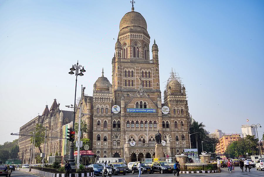 <div class="paragraphs"><p>The Brihanmumbai Municipal Corporation building in Mumbai.</p></div>