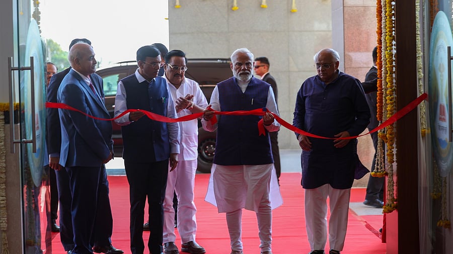 <div class="paragraphs"><p>Prime Minister Narendra Modi inaugurating AIIMS Rajkot</p></div>