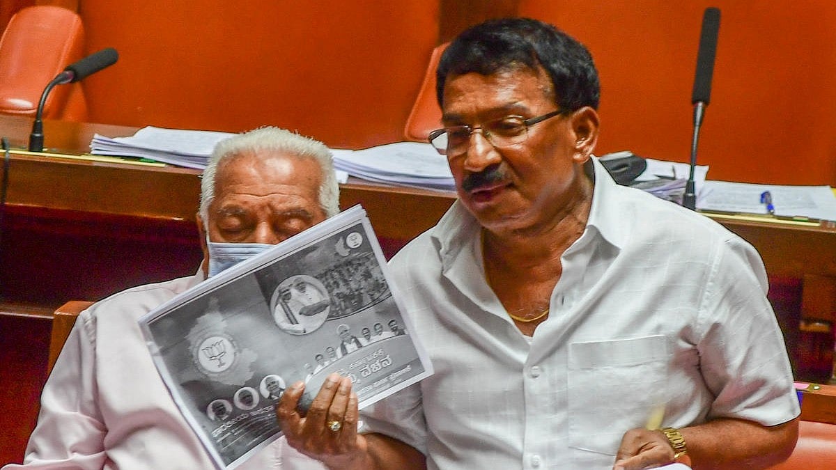 Karnataka Minister Thimmapur Vows Resignation if Corruption Charges Proven, Claims Dalit Conspiracy
