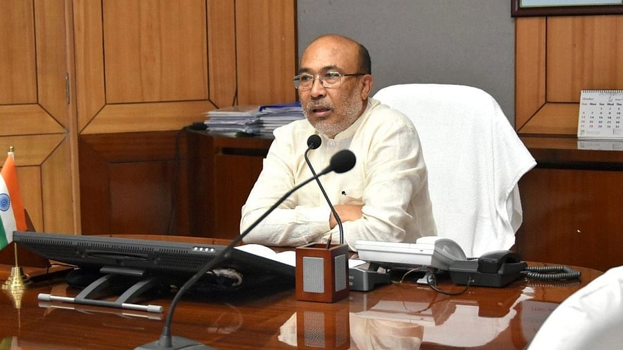 <div class="paragraphs"><p>Manipur CM N Biren Singh. Photo/Twitter (N Biren Singh)</p></div>