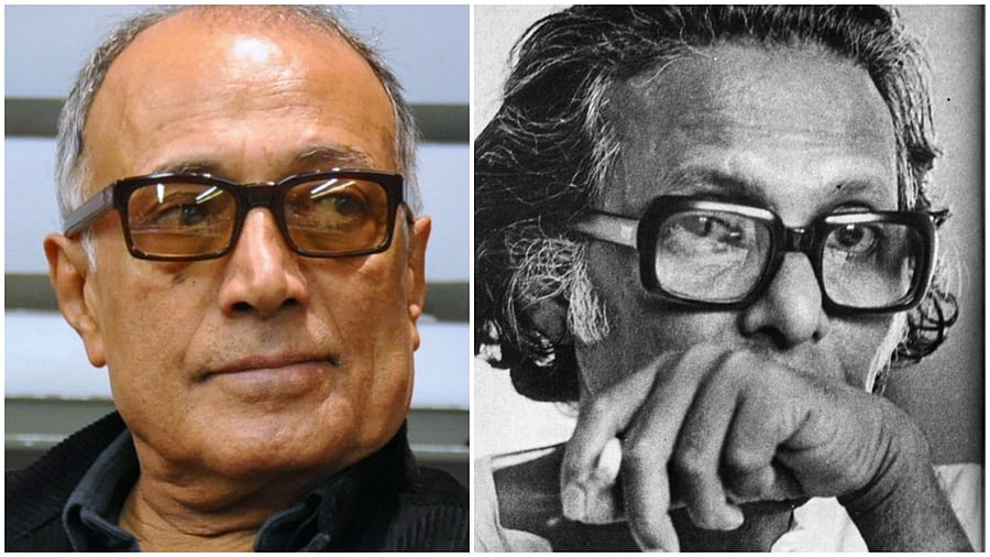 <div class="paragraphs"><p>Abbas Kiarostami (left) and Mrinal Sen.</p></div>