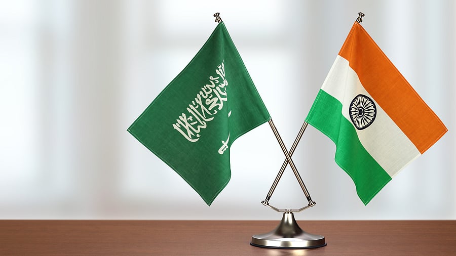 <div class="paragraphs"><p>National flags of India and Saudi Arabia. Image for representational purposes.</p></div>