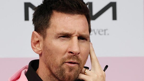 <div class="paragraphs"><p>MLS club Inter Miami's Lionel Messi attends a press conference in Tokyo.</p></div>
