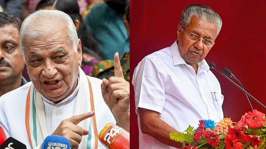 <div class="paragraphs"><p>Kerala Governor Arif Mohammed Khan and Chief Minister Pinarayi Vijayan.</p></div>