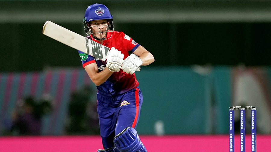 <div class="paragraphs"><p>A file photo of Delhi Capitals' Meg Lanning during the 2023 Women's Premier League (WPL) Twenty20 cricket match between Mumbai Indians and Delhi Capitals in 2023</p></div>