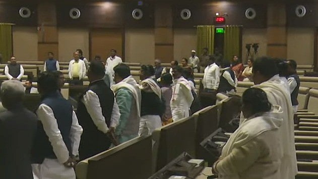 <div class="paragraphs"><p>Champai Soren's government went through a floor test today where they sought a vote of confidence from majority MLAs.</p></div>