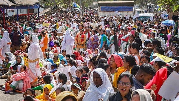 <div class="paragraphs"><p>Representative image of&nbsp;Anganwadi workers.</p></div>