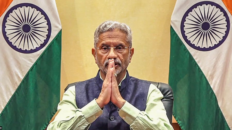 <div class="paragraphs"><p>Explaining New Delhi's position on the conflict, Jaishankar said there are different dimensions to it, and broadly classified them into four points.</p></div>