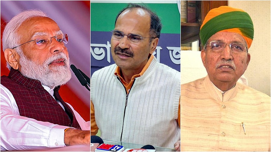 <div class="paragraphs"><p>Along with PM Modi, Congress' Adhir Ranjan Chowdhury and law minister Arjun Ram Meghwal will be part of the panel. </p></div>