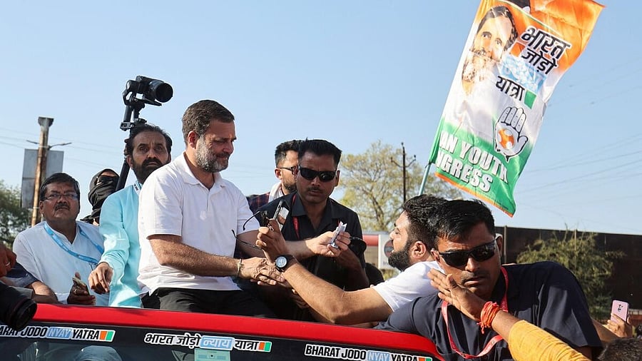 <div class="paragraphs"><p>Rahul Gandhi during his Bharat Jodo Nyay Yatra</p></div>