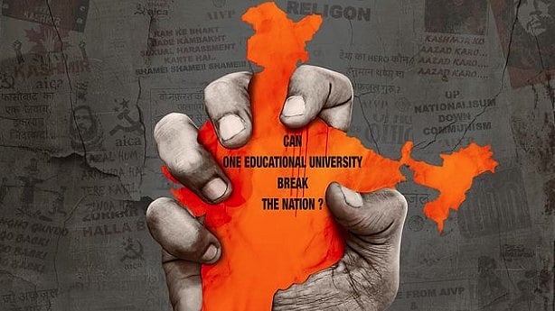 <div class="paragraphs"><p>A snip partially showing the poster for the movie titled 'JNU: Jahangir National University'.</p></div>