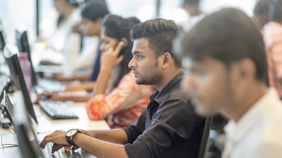 <div class="paragraphs"><p>Representative image of BPO employees</p></div>