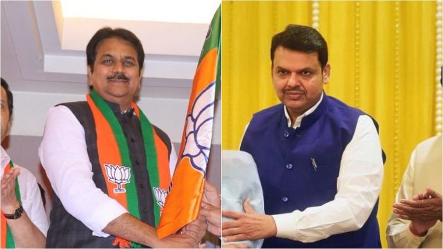 <div class="paragraphs"><p>Harshvardhan Patil and Devendra Fadnavis </p></div>