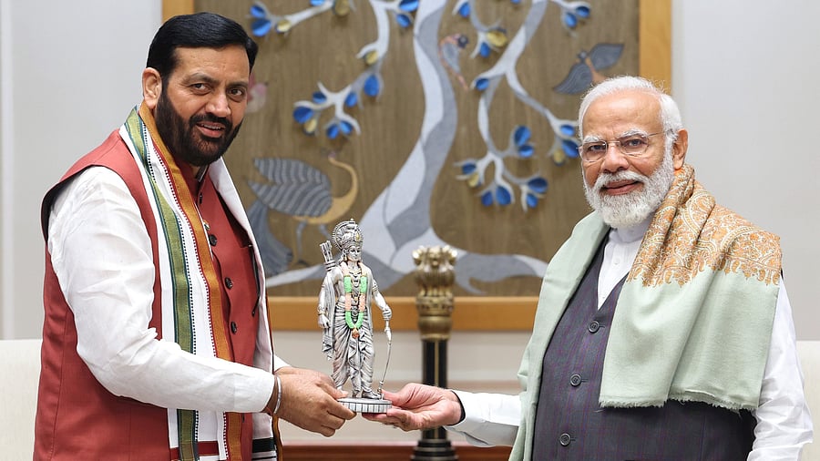 <div class="paragraphs"><p>Haryana Chief Minister Nayab Singh Saini and Prime Minister Narendra Modi.</p></div>