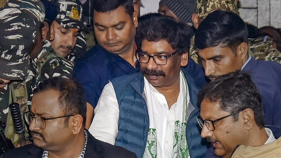 <div class="paragraphs"><p>Former Jharkhand CM and JMM leader Hemant Soren </p></div>