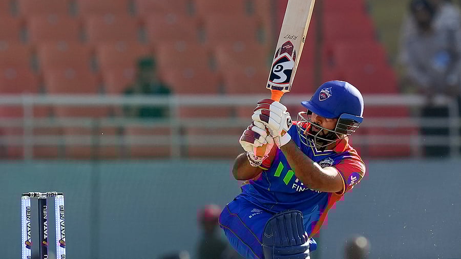 <div class="paragraphs"><p>Mohali: Delhi Capitals captain Rishabh Pant plays a shot during the Indian Premier League (IPL) 2024 T20 cricket match between Delhi Capitals and Punjab Kings, at Maharaja Yadavindra Singh International Cricket Stadium, in Mohali, Saturday, March 23, 2024. </p></div>