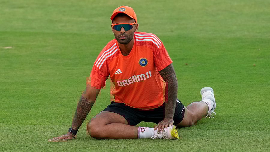 <div class="paragraphs"><p>File photo of uryakumar Yadav during a practice session.</p></div>