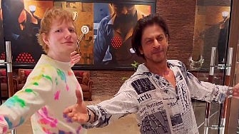 <div class="paragraphs"><p>Ed Sheeran and Shah Rukh Khan</p></div>