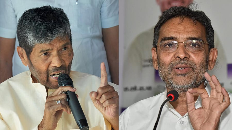 <div class="paragraphs"><p>Pashupati Kumar Paras (L) and Upendra Kushwaha (R)</p></div>