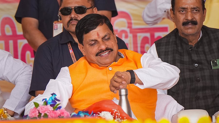 <div class="paragraphs"><p>Madhya Pradesh Chief Minister Mohan Yadav during the 'Yadav Mahakumbh' rally, in Lucknow.</p></div>