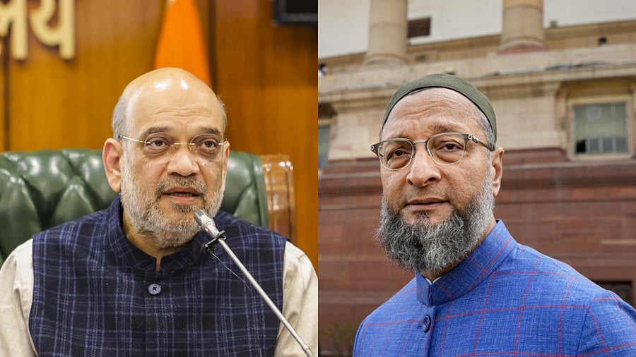 <div class="paragraphs"><p>Union Home Minister Amit Shah and AIMIM chief Asaduddin Owaisi</p></div>