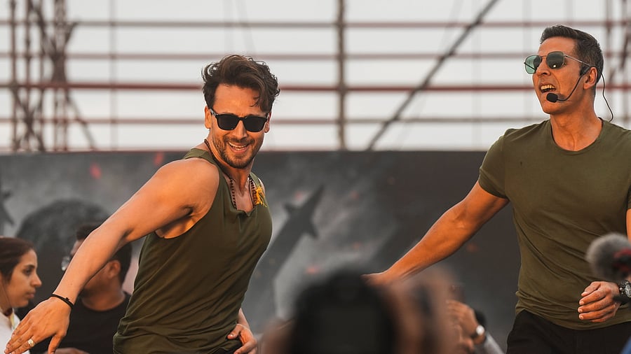 <div class="paragraphs"><p>Actors Akshay Kumar and Tiger Shroff during the promotion of their upcoming film 'Bade Miyan Chhote Miyan', in Lucknow, Monday, Feb. 26, 2024. </p></div>