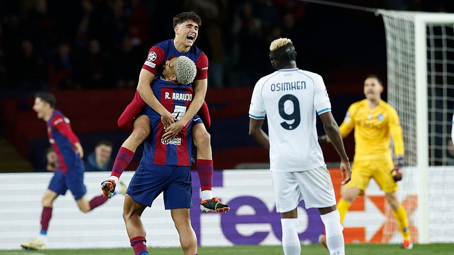 <div class="paragraphs"><p> FC Barcelona v Napoli - Estadi Olimpic Lluis Companys, Barcelona, Spain - March 12, 2024 </p></div>