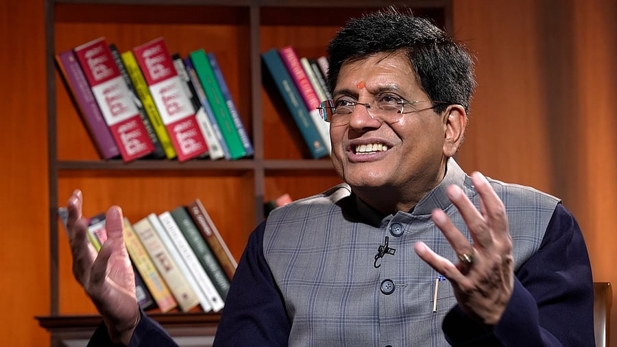 <div class="paragraphs"><p>Union Minister of Commerce & Industry Piyush Goyal during an interview.</p></div>