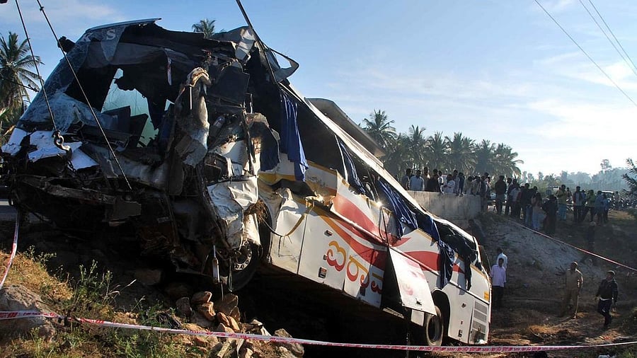 <div class="paragraphs"><p>Representative image of a fallen bus.</p></div>