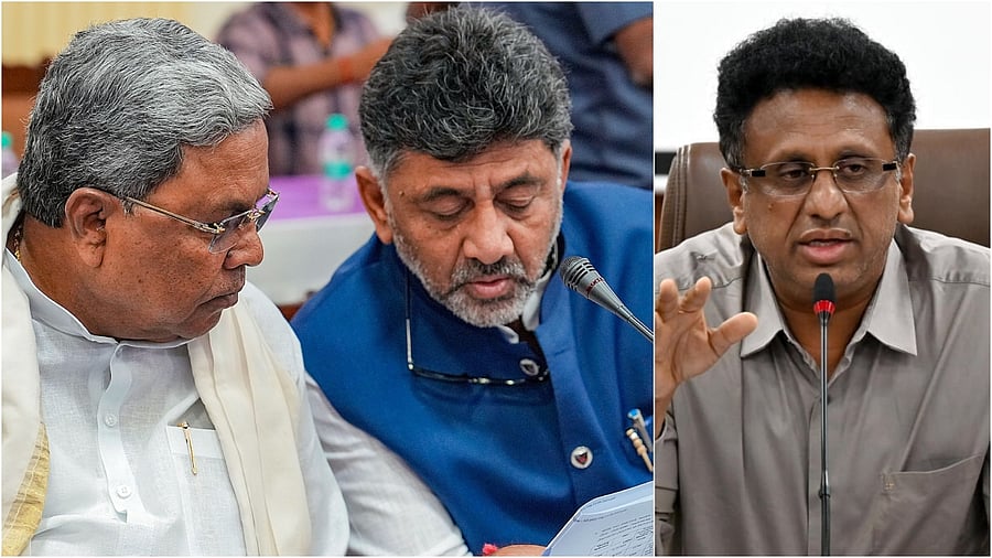 <div class="paragraphs"><p>Higher Education Minister MC Sudhakar, MLCs Naseer Ahmed and ML Anil Kumar along with others attended the meeting with CM and Deputy CM.&nbsp;</p></div>