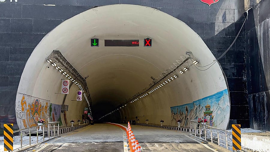 <div class="paragraphs"><p>A view of the Sela Tunnel which was virtually inaugurated by the Prime Minister Narendra Modi from Itanagar in Arunachal Pradesh</p></div>