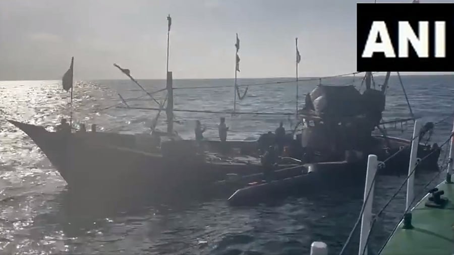 <div class="paragraphs"><p>In response to the distress call, ICG Ship C-16 was promptly dispatched from Porbandar.</p></div>