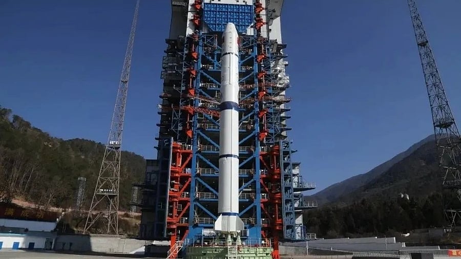 <div class="paragraphs"><p>A photo of China's&nbsp;Long March-2C carrier rocket.</p></div>