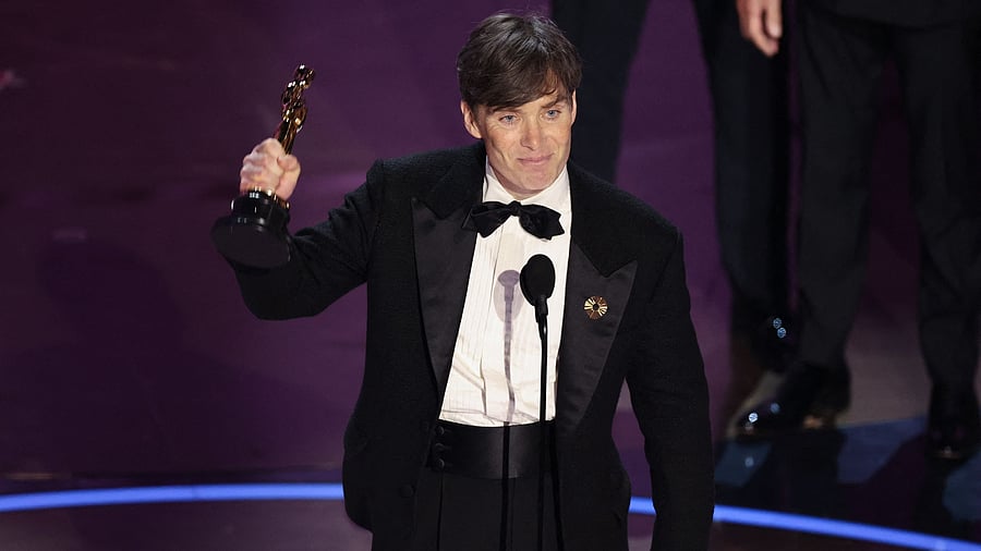 <div class="paragraphs"><p>Cillian Murphy wins the Oscar for Best Actor for <em>Oppenheimer</em> during the Oscars show at the 96th Academy Awards in Hollywood, Los Angeles.</p></div>