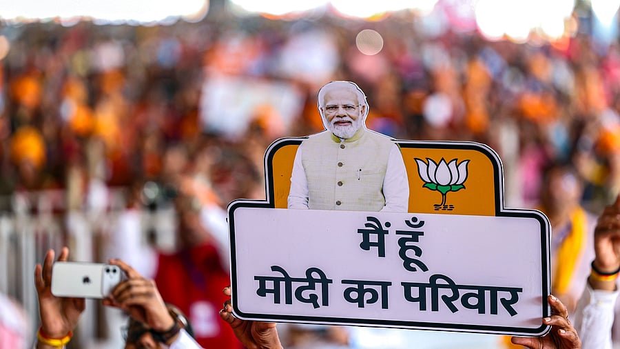 <div class="paragraphs"><p>Till January, the BJP’s path had seemed solitary, and it was presumed that the push for a third term for Modi was to be built around the leader, the cadre, and the party, while the Opposition was supposed to have built on the arithmetic of alliance politics. The reverse has now happened.</p></div>