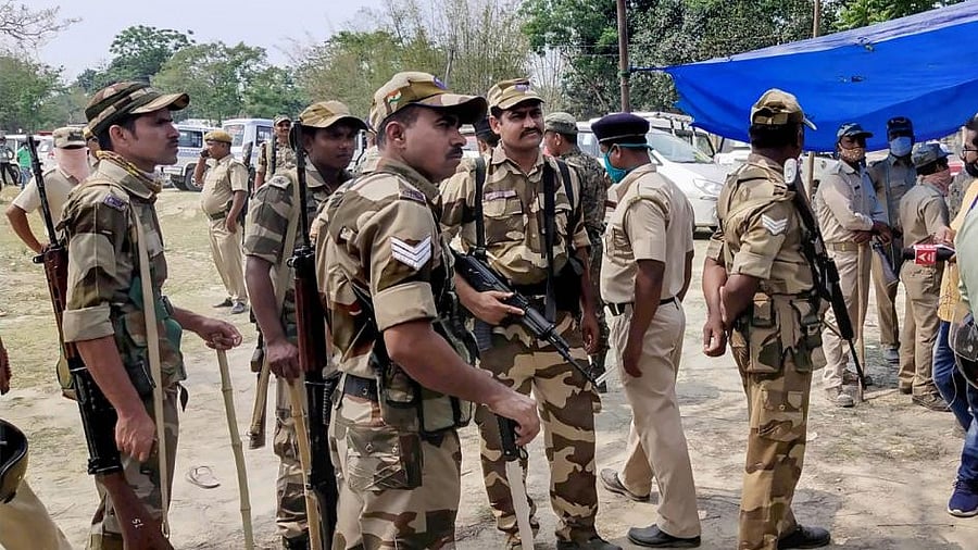 <div class="paragraphs"><p>File photo of security personnel outside a polling booth. (Representative image)</p></div>