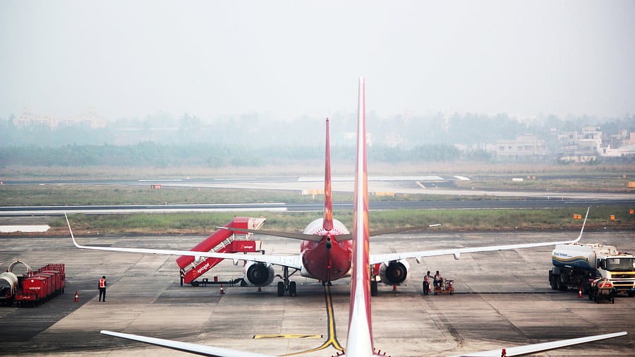 <div class="paragraphs"><p>View of the Delhi airport</p></div>