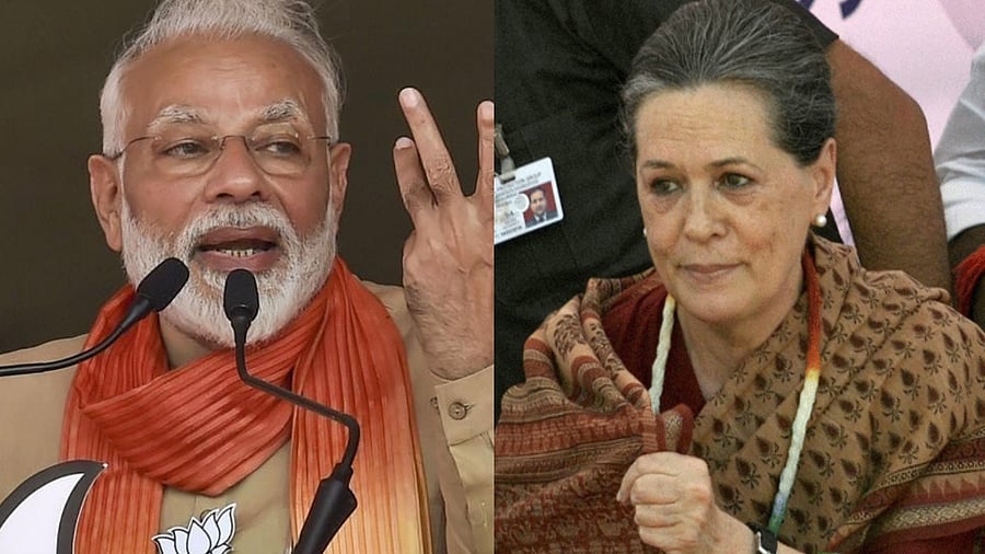 <div class="paragraphs"><p>PM Modi and Sonia Gandhi.</p></div>