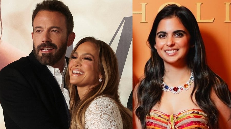 <div class="paragraphs"><p>Ben Affleck &amp; Jennifer Lopez (left) and Isha Ambani.</p></div>