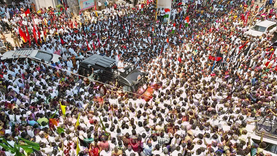 <div class="paragraphs"><p>Crowd at a rally held by DMK leader Udhayanidhi Stalin. </p></div>