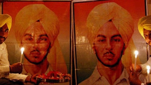 <div class="paragraphs"><p>A memorial shrine of Bhagat Singh. </p></div>