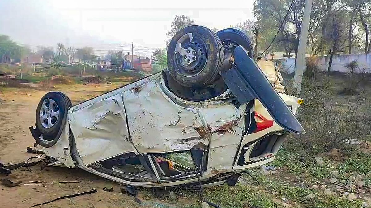 Man dies after car catches fire in accident