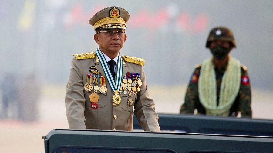 <div class="paragraphs"><p>Myanmar's junta chief Senior General Min Aung Hlaing.</p></div>