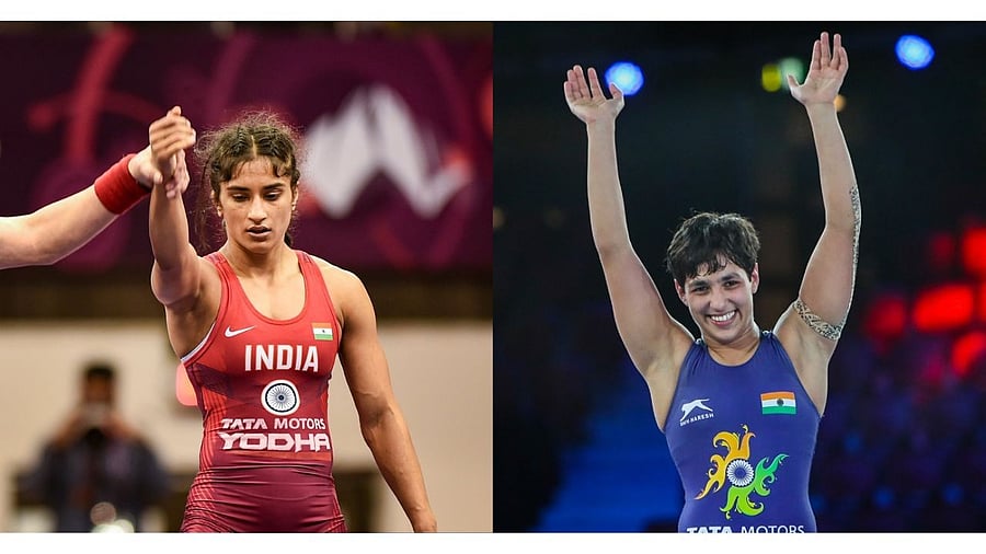 <div class="paragraphs"><p>Vinesh Phogat and&nbsp;Anshu Malik.</p></div>