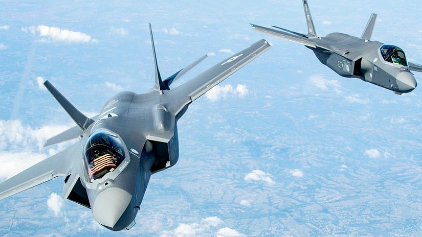 <div class="paragraphs"><p>Israel is the first international operator of the F-35 Joint Strike Fighter, considered the most technologically advanced fighter jet ever made. Two&nbsp; F-35 joint strike fighter planes can be seen here.&nbsp;</p></div>