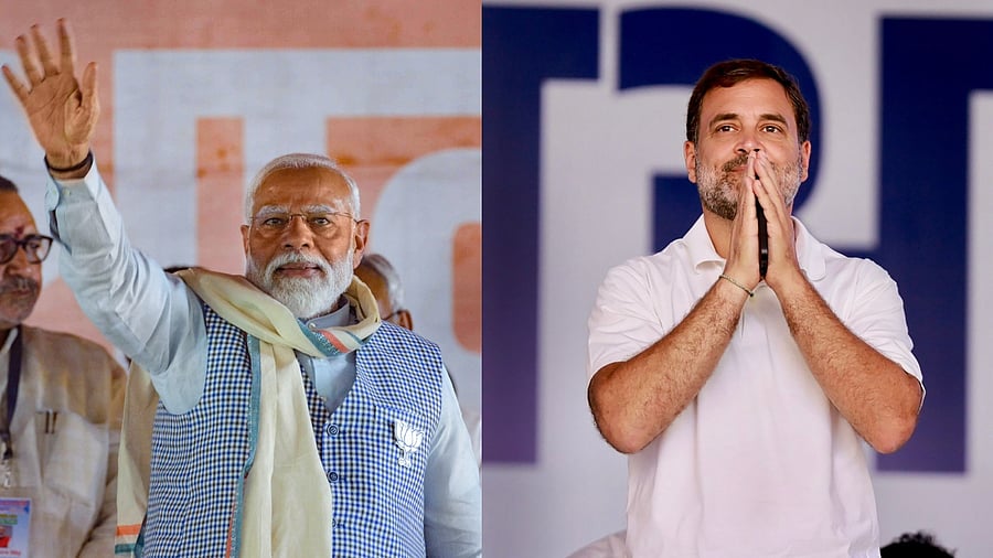 <div class="paragraphs"><p>(L to R) Prime Minister Narendra Modi; Congress leader Rahul Gandhi</p></div>