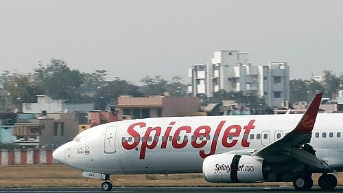 <div class="paragraphs"><p> SpiceJet airline. </p></div>