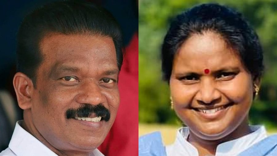 <div class="paragraphs"><p>K Radhakrishnan (L),&nbsp;Ramya Haridas(R)</p></div>