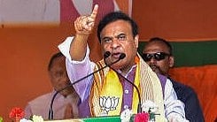 <div class="paragraphs"><p>Assam Chief Minister Himanta Biswa Sarma during an election campaign rally in support of Bharatiya Janata Party (BJP).</p></div>